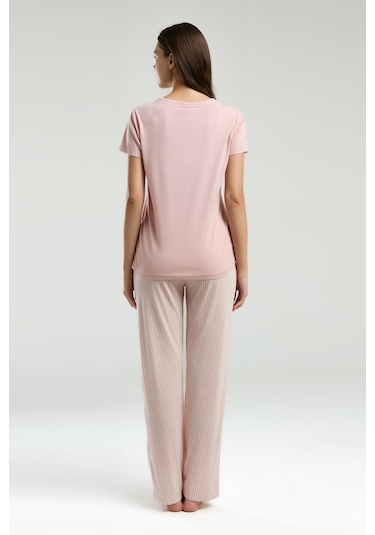 Pierre Cardin Kadın Pembe Pijama Takımı Pc9011-s-v1 Pembe