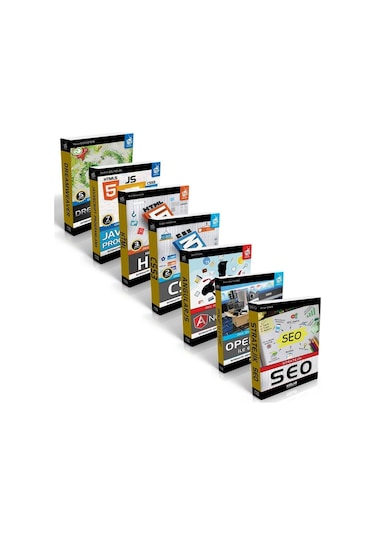 Yeni Nesil Web Tasarım Seti 7 Kitap Takım - Komisyon - Kodlab