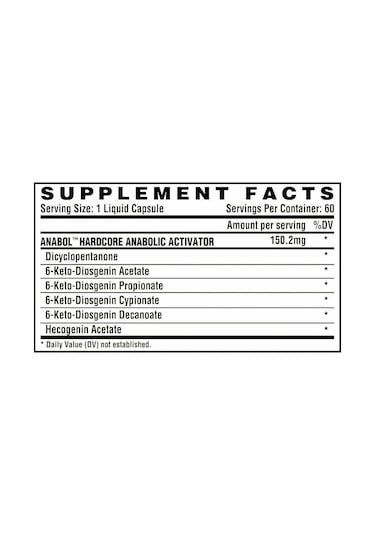 Nutrex Anabolic Hardcore Sarms 60 Kapsül