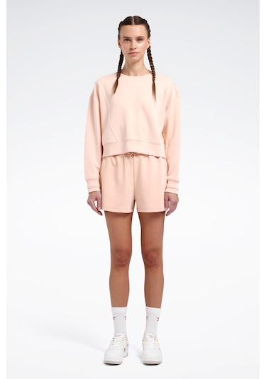 Reebok Rone C Neck Somon Kadın Sweatshirt Pembe-somon