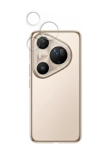 Huawei Pura 80 Ultra İle Uyumlu Esnek Nano Kamera Lens Koruyucu 1 Set Şeffaf