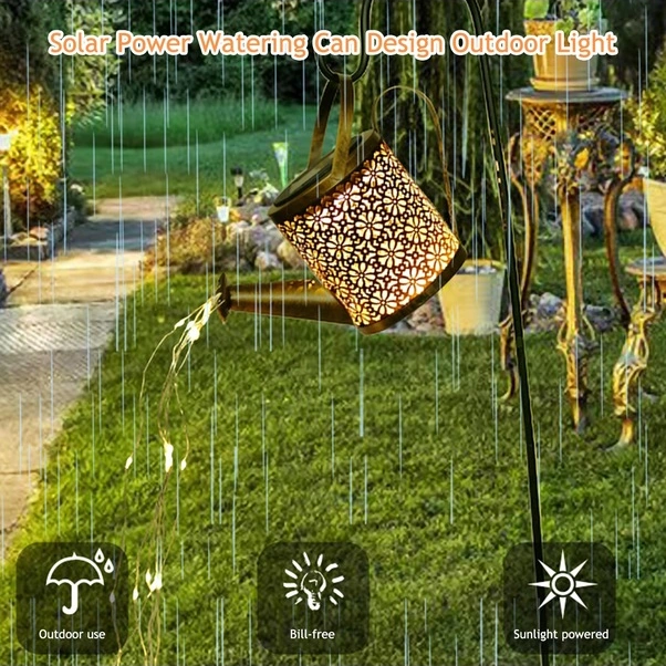 Tongxida 36 Led Güneş Enerjili Çaydanlık Şemsiyesi, Işık Kontrollü, 600mah Pil, Dış Mekan Dekor