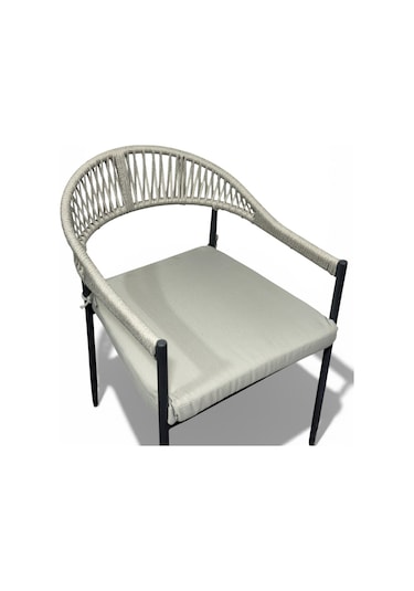 Alchair Krem Rattan Krem Minderli Bahçe Takımı Alchair Krem Rattan Krem Minderli Bahçe Takımı