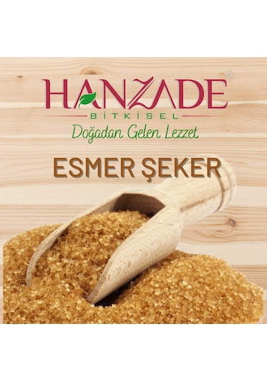 Hanzade Bitkisel Esmer Şeker Toz 5 KG