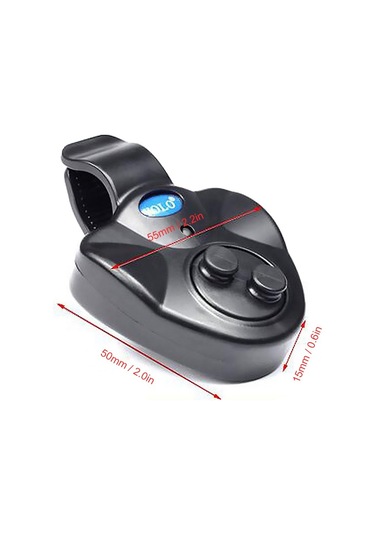 Elektronik Balıkçılık Bite Alarmı Sesli Led Işık Göstergeli Balık Isırığı Alarmları - 4 Adet