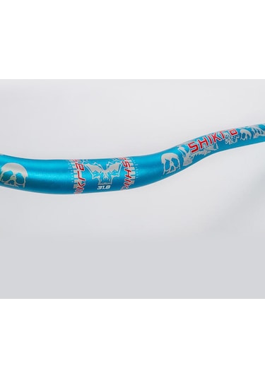 Suntek Alüminyum Yokuş Aşağı Dağ Bisikleti Gidon 31 Mavi-720mm Mavi