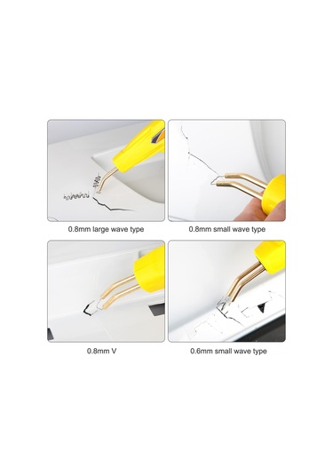 Teltree Otomobil Tampon Plastik Kaynak Makinesi İçin 0.6-0.8mm Çaplı Paslanmaz Çelik Uç Köşe-dalga-normal Çivi Seti 100 Adet