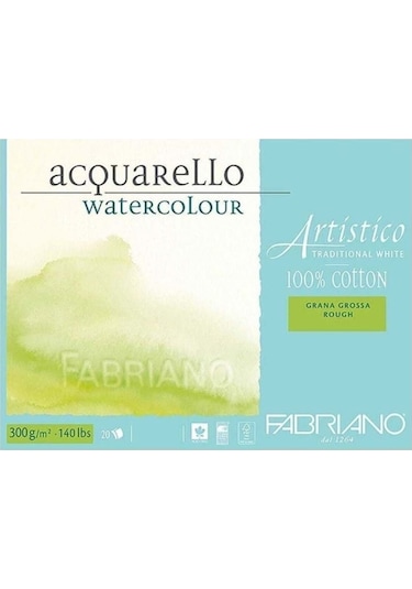 Artistico Traditional White Grana Grossa Rough 300 Gr. 31x41cm 20 Yaprak