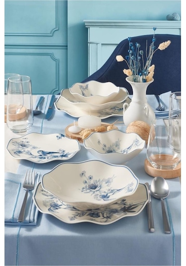 Güral Porselen Nesrin 24 Parça Yemek Seti