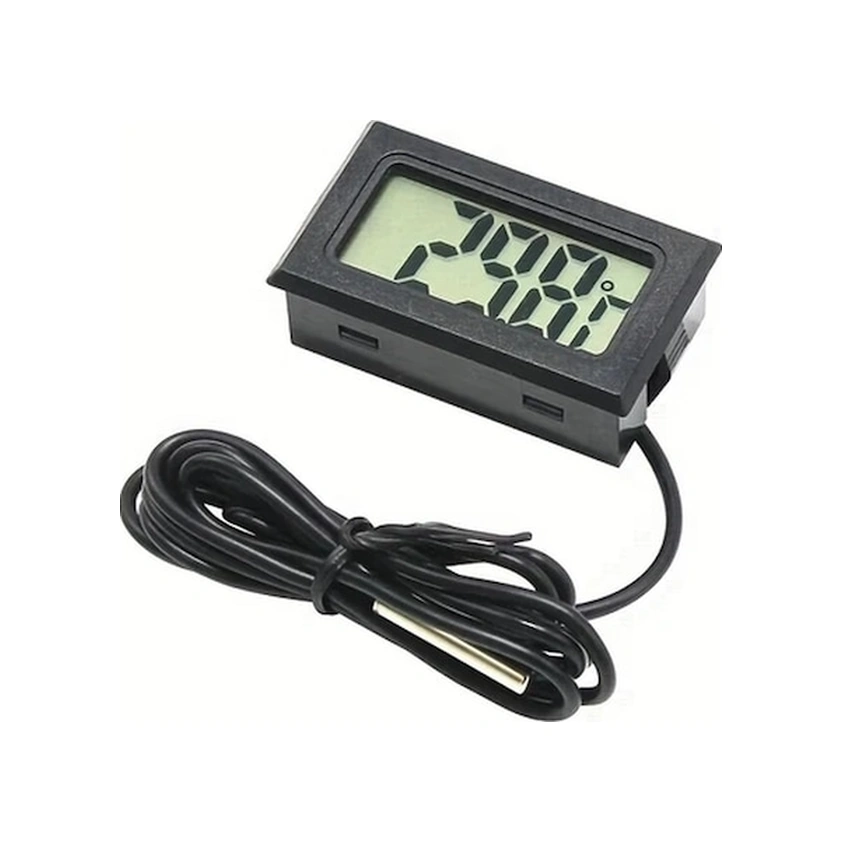 Trendooze Turcoshop11 Fy-10 Beyaz Lcd Dijital Termometre Akvaryum Sıcaklık Araç