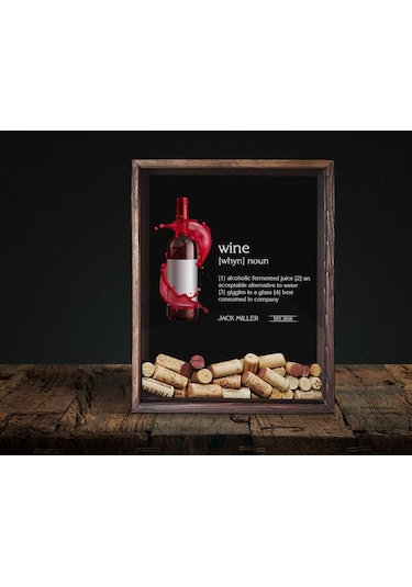 BK-VIP Sevgililer Günü Özel Şarap Mantarı Biriktirme Kutusu