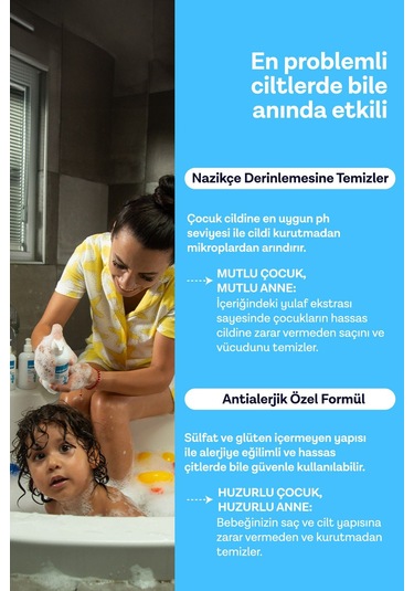 Organik Sertifikalı 2'si 1 Arada Şampuan & Duş Jeli