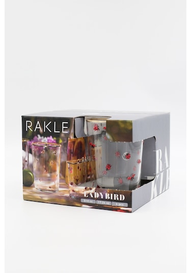 Rakle Lady Bird Meşrubat Bardağı Seti 4'lü 510 CC
