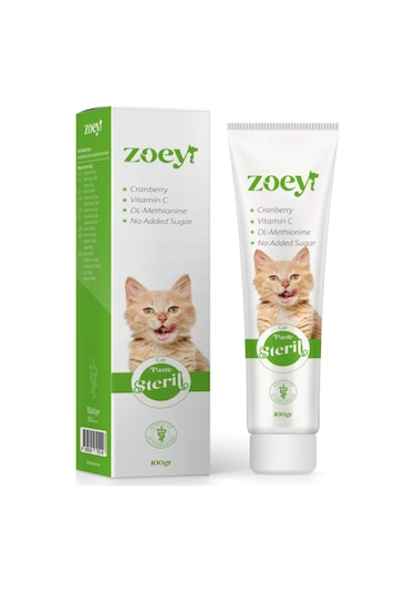 Zoey Kısırlaştırılmış Kediler İçin Tüy Yumağı Önleyici Malt Paste 100 G