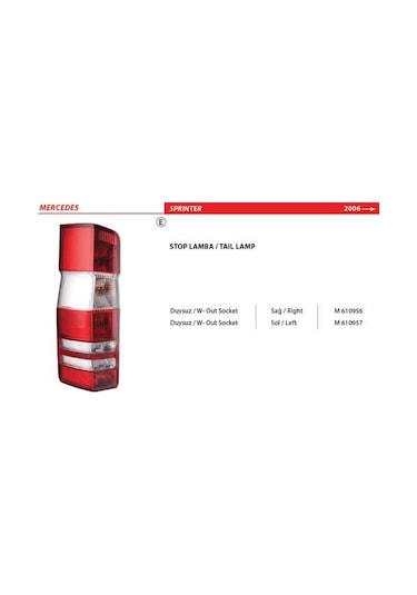 Mercedes Sprinter Stop Sol 2006 Sonrası