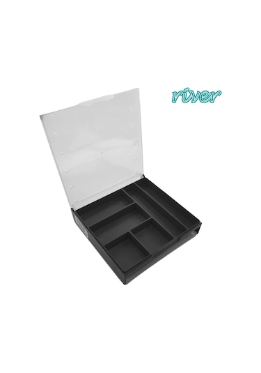 River Çok Amaçlı Lrf Ekipman Kutusu Siyah -8731 - 15 Cm