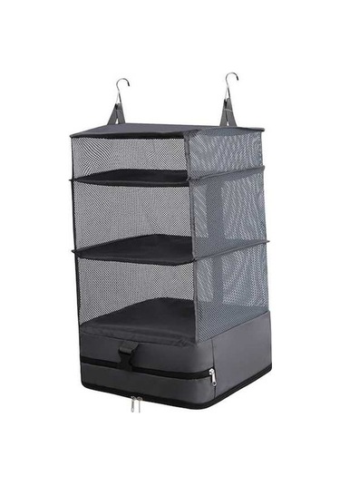 Pazly Suntek Space Seyahat Saver Rafları Koyu Katlı Katlanabilir Gri Asma 3 Wv Koyu Gri