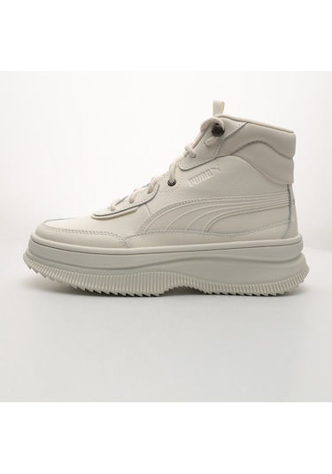 392316-03 Puma Mayra Strong Gray-Strong Gray-Vapor Gray Kadın Spor Ayakkabı Beyaz