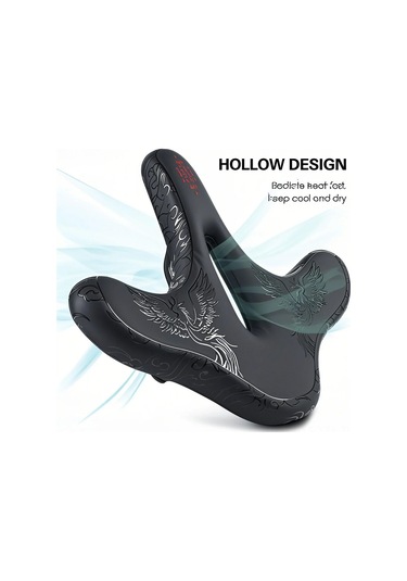 Yaozixa Genişletilmiş Yumuşak Bisiklet Oturagi - Yoğun Sponge + Silika Jel Dolgulu, Uzun Mesafe Sürüşlerde Yorumu Azaltan, Mtb Ve Bisikletler İçin Uygun Çok Renkli