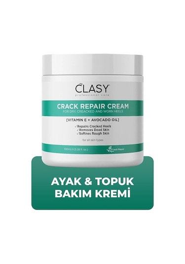 Clasy Onarıcı Ayak ve Topuk Kremi 100 ML