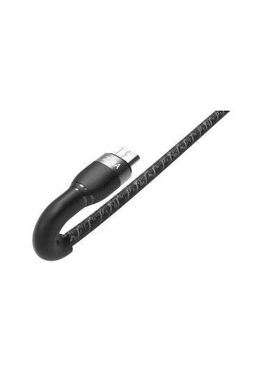 Siyah Shira Serisi Lightning Usb Kablo 30 Cm-zore