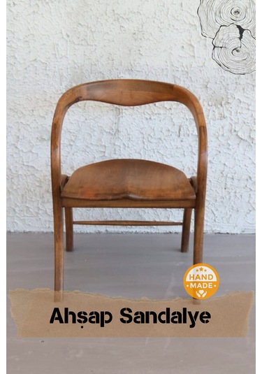 Asaf Atelier El Yapımı Özel Tasarım Ahşap Sandalye Ceviz Ağacı