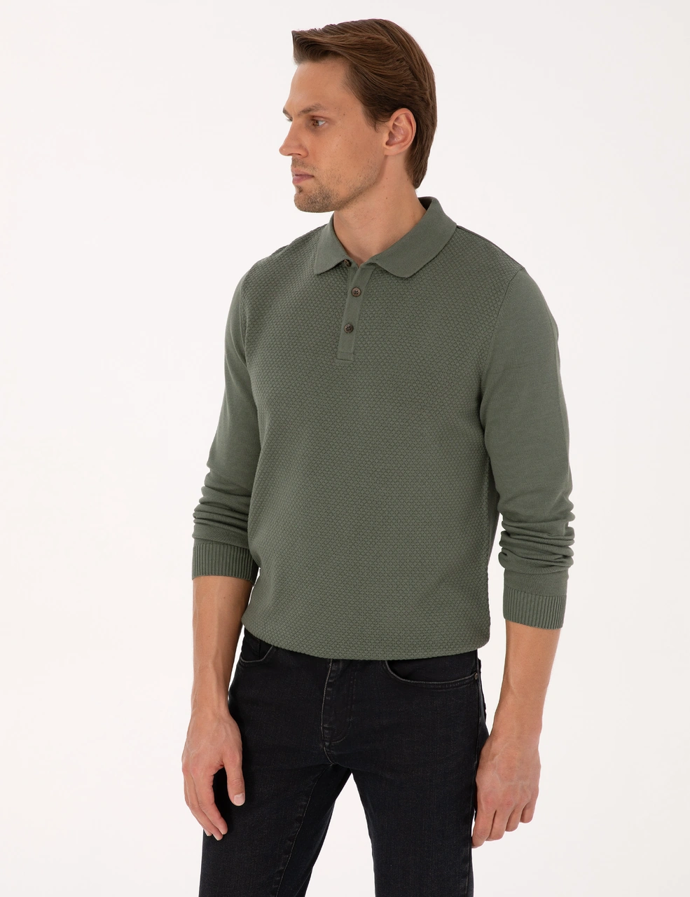 Pierre Cardin Erkek Gri Kazak /triko 50318036-vr210 Gri