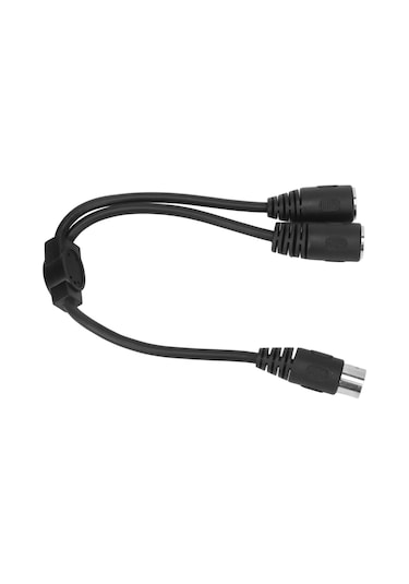 Fosenze 0.3m Dın 8pın Erkekden 2 Dın 8pın Dişeye Çevirici, Saf Bakır Çekirdekli, Çift Koruma, Ses Sinyali Dağıtıcı Bağlantı Kablosu