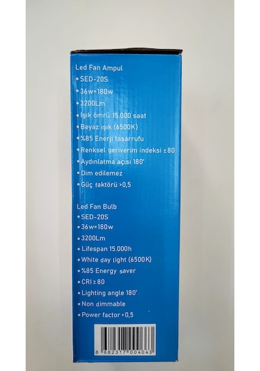 Seldur 36w Led Fan Ampul