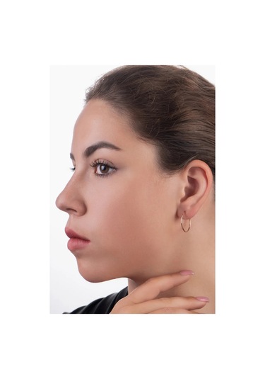 Lucente Küçük 20 Mm Halka Küpe, 925 Ayar Gümüş 238424232 Altın