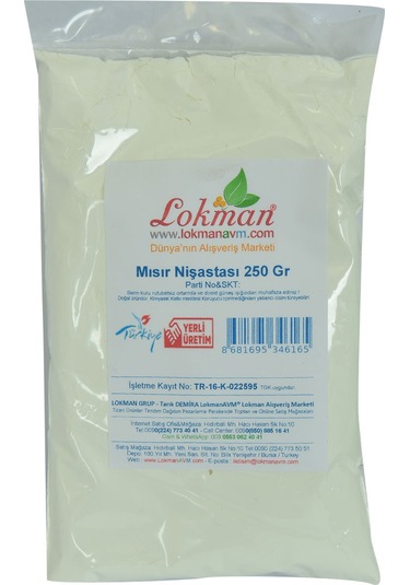 Lokman Avm Mısır Nişastası 250 G