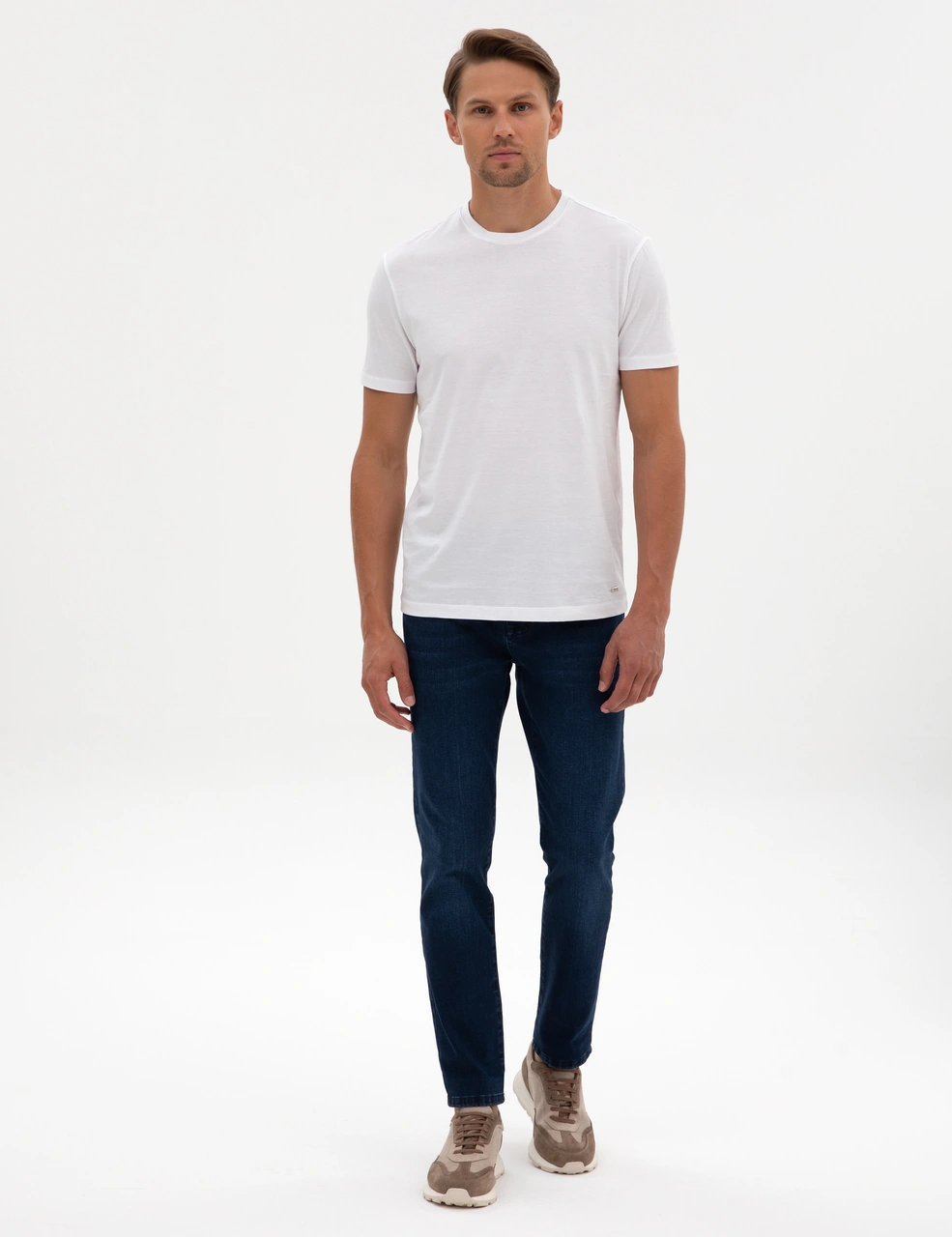Pierre Cardin Erkek Beyaz Tişört Basic 50320102-vr013 Beyaz