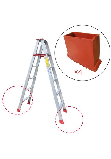 Homyl 4 Adet Merdiven Kaymaz Ayak Mat Yastık Yedek 7,1x2,8-cm