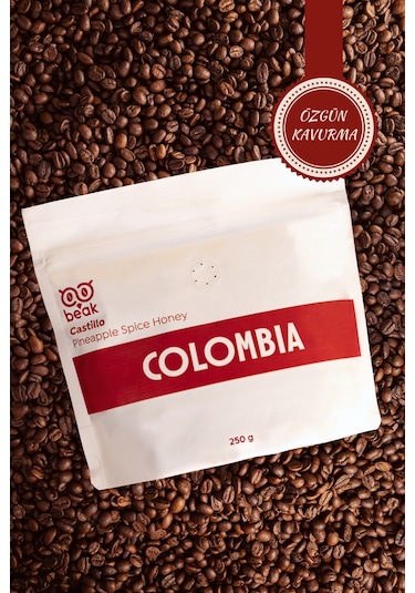 Colombia Pineapple Spice Çekirdek Kahve 250 Gr , %100 Arabica Çekirdek Kahve