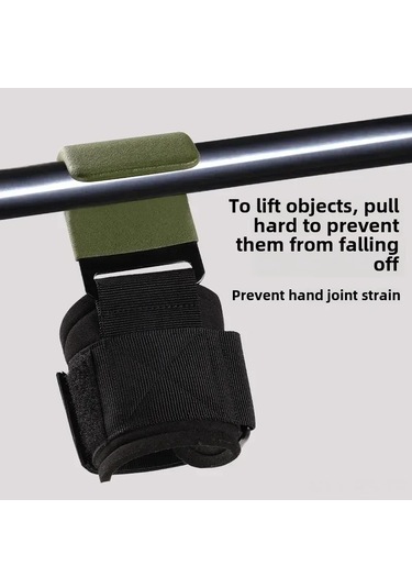 Reedark Güç Antremanı İçin Sarı Tekli Halka Grip Kanca - Çekim, Dambıl Ve Çubuk Hareketlerinde Tutku Gücü Artırıcı Aksesuar Çok Renkli