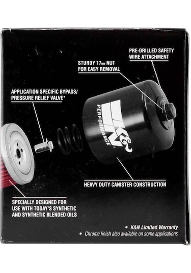 K&N KN-153 2020-2022 Ducati Scrambler Icon Dark Uyumlu Yağ Filtresi