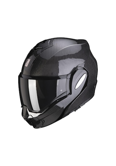 Scorpion Exo-tech Evo Carbon Çene Açılabilir Motosiklet Kaskı Siyah