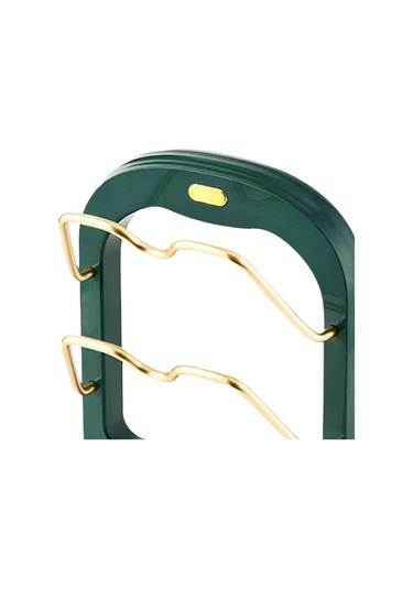 Suntek Tencere Kapakları Tutucu Duvar Dolabı Kapı Kiler Yeşil Yeşil