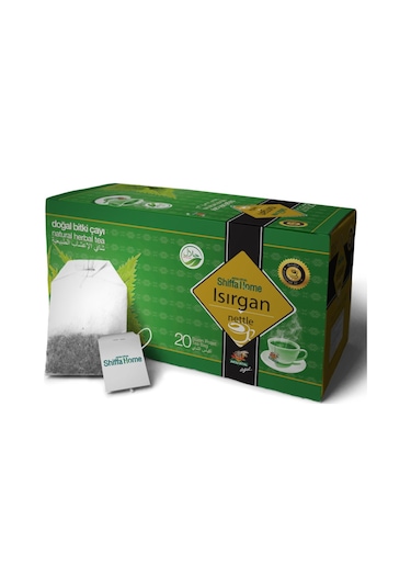 Shiffa Home Isırgan Doğal Bitki Süzen Poşet Çay 20 x 1.5 G