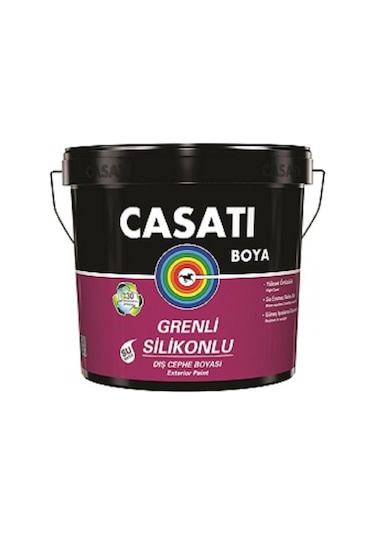 Casati Grenli Silikonlu Dış Cephe Boyası 25 Kg Beyaz