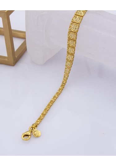 Latif Kuyumculuk 22 Ayar Altın Kalemli Tasarım Altın Bileklik B185951 Sarı Altın