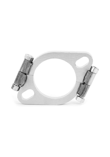 Reedark 2.5 İnç Çelik Exhaust Flange - 63mm Düz Oval Orta Bölme, Kaynak/saçma Gereksiz, Direkt Değişim Parçası