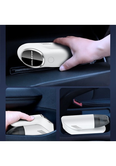 Sones Taşınabilir El Tipi Katlanır Elektrikli Süpürge Beyaz