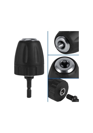 Bits Sap Adaptörlü 6204 0.8-10 MM 3/8''-24UNF Anahtarsız Plastik Mandren