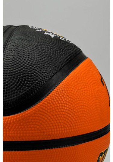 Telvesse Strong Basketbol Topu Pompalı Full Kauçuk Dayanıklı Deep Channel Kabartma No:7 B12 Turuncu