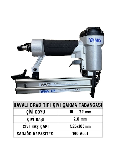 Yama YAT-F32-CB101 Havalı Brad Tipi Çivi Çakma Tabancası