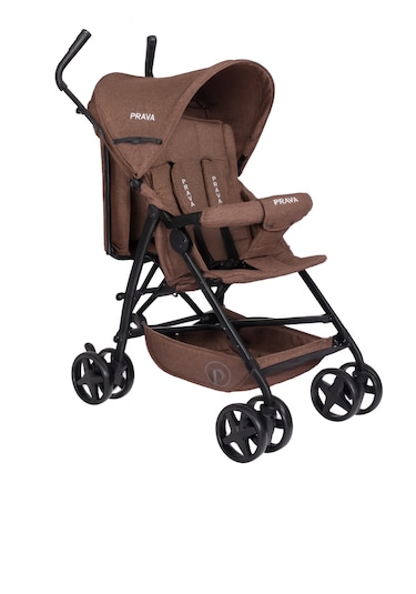 Prava Smart Tam Yatarlı Baston Bebek Arabası Kahve