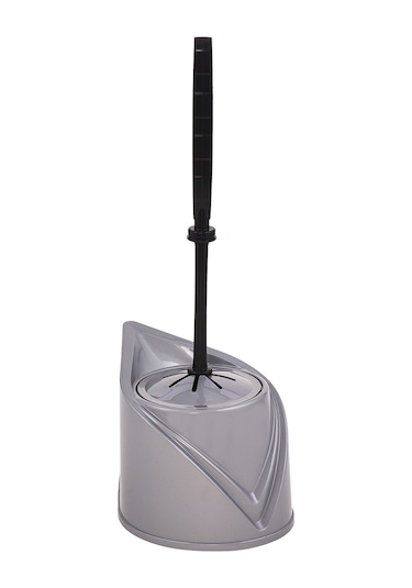 Plastik Klozet Wc Fırça Takımı Siyah