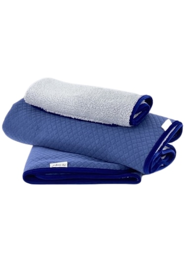 Pet Comfort Lodix Mirinda Mavi Köpek Battaniyesi L 100x150cm