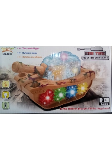 Can Oyuncak Pilli Işıklı Sesli Tank Pil Dahil Değildir